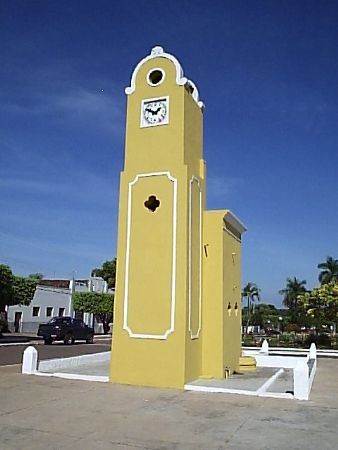Relógio - Fonte Pública - Praça da Bandeira